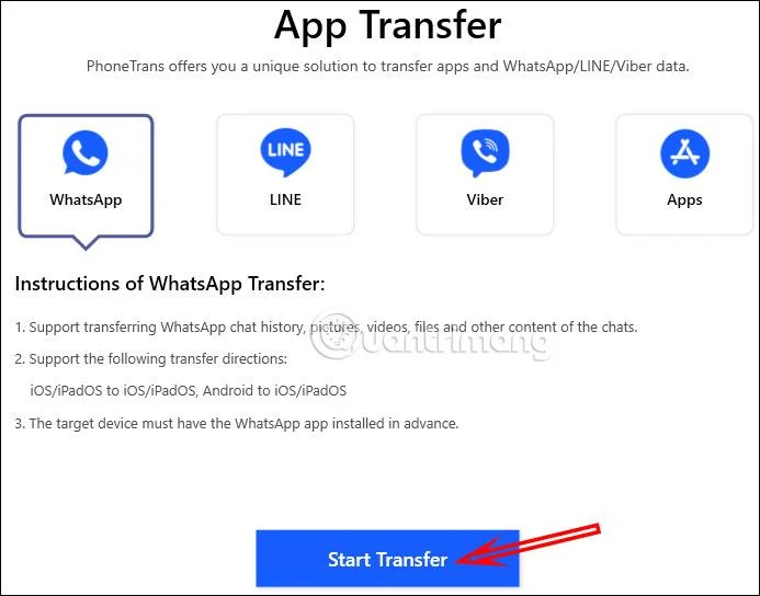 Cara menggunakan PhoneTrans untuk memindahkan data iPhone ke iPhone, Android
