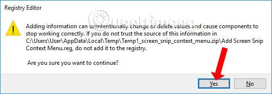 Windows 10 sağ tıklama menüsüne Ekran Alıntısı nasıl eklenir