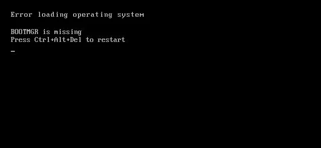 Arahan untuk membetulkan ralat Windows yang tidak dapat dimulakan