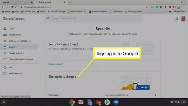 Wachtwoord wijzigen op Chromebook