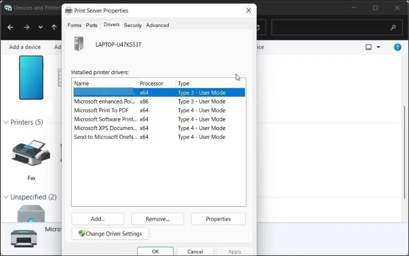 Windows 10/11'de yazıcıyı silmeye veya kaldırmaya zorlama