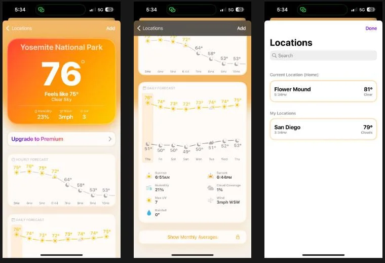 9 aplikasi cuaca terbaik untuk iPhone