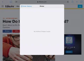 IPadが印刷できない、またはプリンターが見つからないエラーを修正