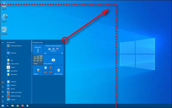 Windows 10'da Başlat menüsünün boyutu nasıl değiştirilir?