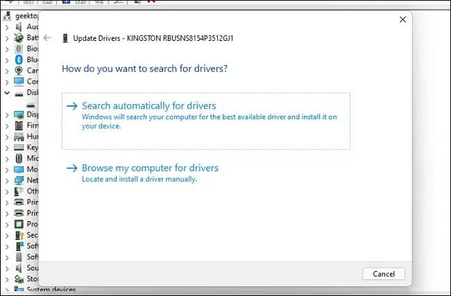 Windows 11'de sürücüler nasıl güncellenir