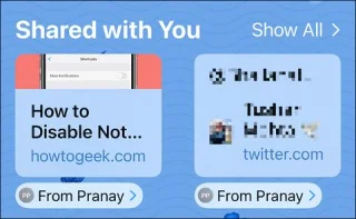 Bagaimana untuk mematikan ciri Dikongsi Dengan Anda pada iPhone dan iPad
