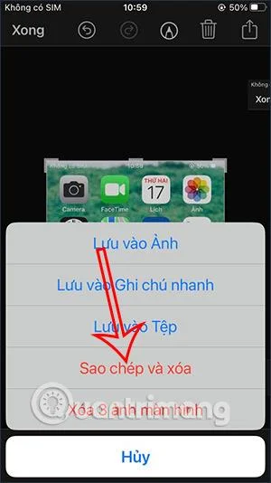 Bagaimana untuk menyalin dan memadam tangkapan skrin iPhone