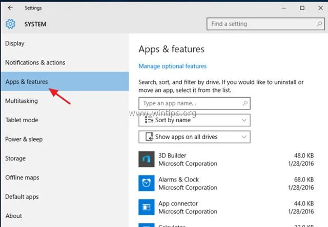 Windows 10/8.1/8'de Modern uygulamaları kaldırma talimatları