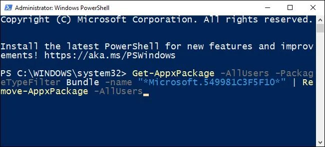 Lumpuhkan sepenuhnya pembantu maya Cortana pada Windows 10