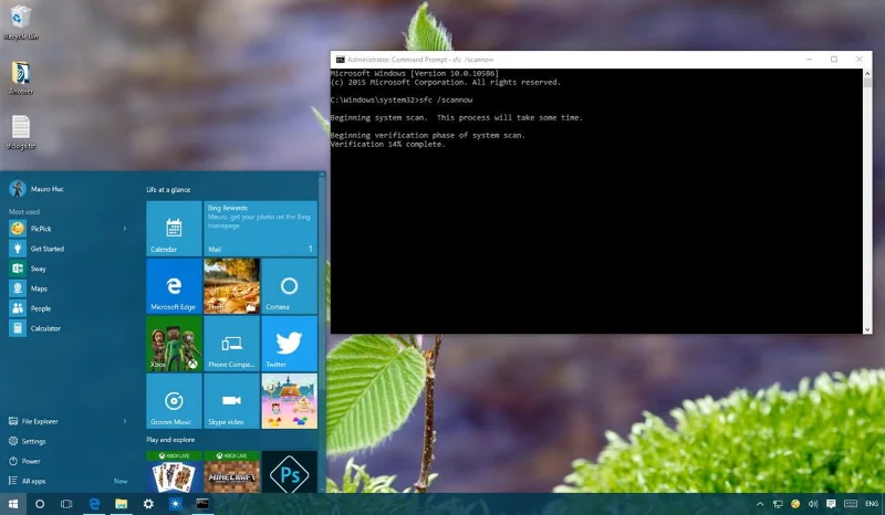 Gunakan arahan scannow SFC untuk membetulkan ralat fail sistem Windows 10