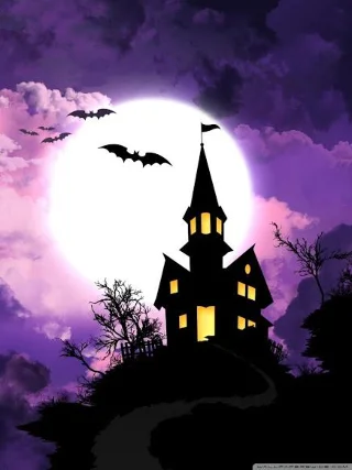 Kertas dinding Halloween untuk telefon