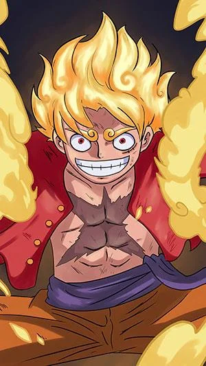 Luffy Gear 5 duvar kağıdı, Luffy Tanrısı Nika duvar kağıdı