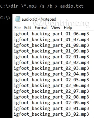 Cara menggunakan arahan DIR dalam Windows