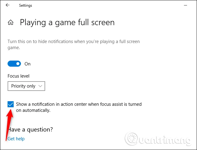 Bagaimana untuk mematikan pemberitahuan Focus Assist pada Windows 10