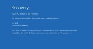 Hoe u de fout Opstartconfiguratiegegevensbestand ontbreekt op Windows 10 kunt oplossen