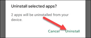 Как удалить сразу несколько приложений на Android