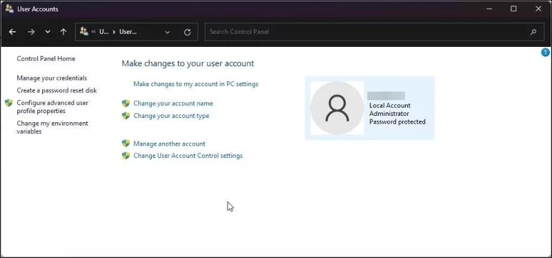 Accountwachtwoord wijzigen in Windows 11