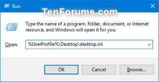 Windows'ta Masaüstü klasörü simgeleri nasıl değiştirilir veya geri yüklenir