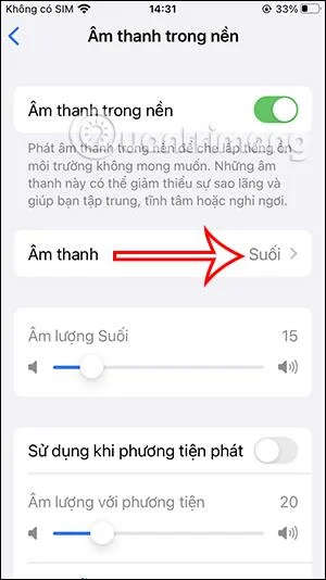 Bagaimana untuk menghidupkan bunyi latar belakang dari skrin utama iPhone
