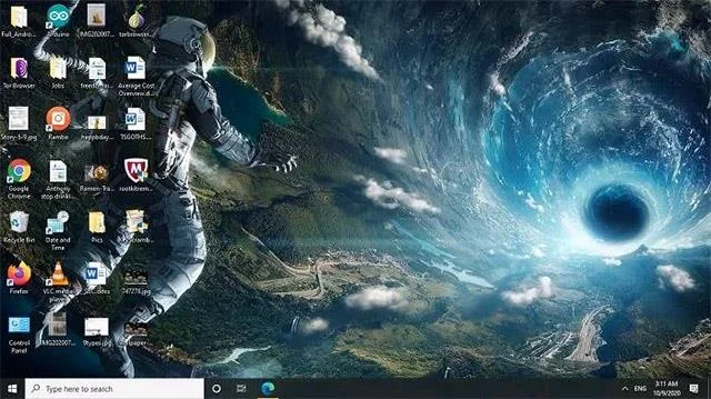 Sfondi 4K Astronauta digitale