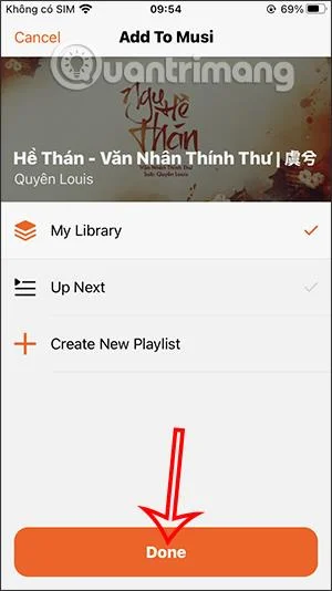 Cara menggunakan Musi untuk mendengar muzik di telefon