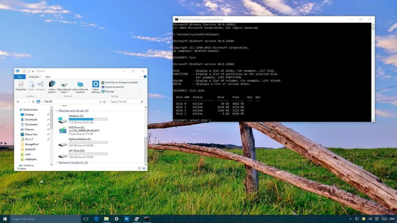 Gunakan DiskPart untuk memformat dan membersihkan pemacu keras mudah alih pada Windows 10