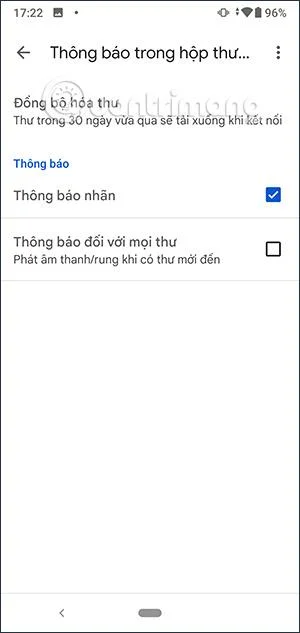 Bagaimana untuk menyesuaikan pemberitahuan Gmail untuk Android