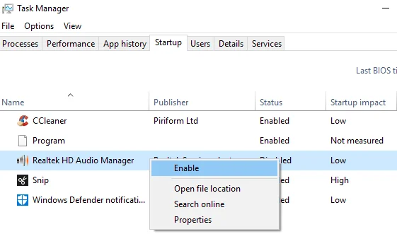 Bagaimana untuk mengemas kini dan memasang semula Pengurus Audio Realtek HD