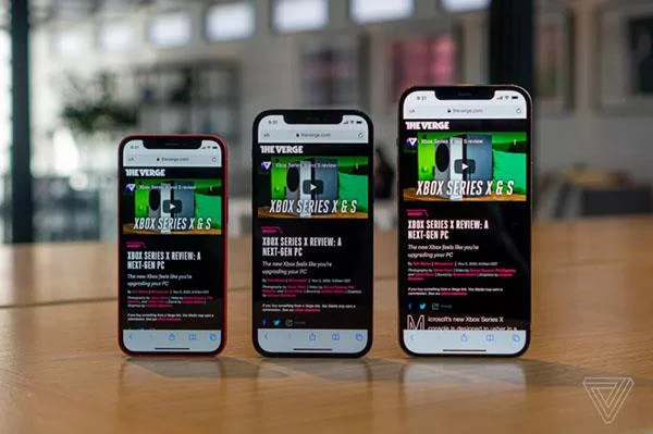 Bandingkan saiz iPhone 12 mini dan iPhone 12 Pro Max