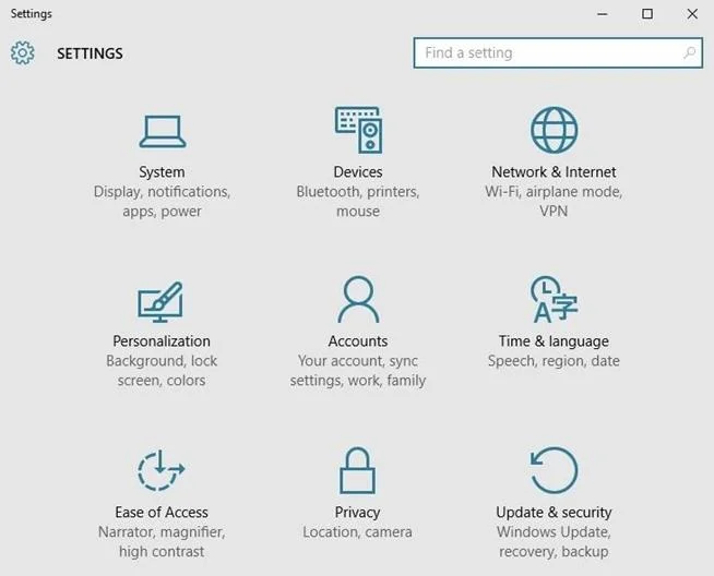 Bagaimanakah Panel Kawalan dan menu Tetapan berbeza pada Windows 10?