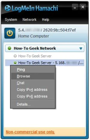 LogMeIn Hamachi をインストールして使用し、どこからでもコンピューターにアクセスするための手順