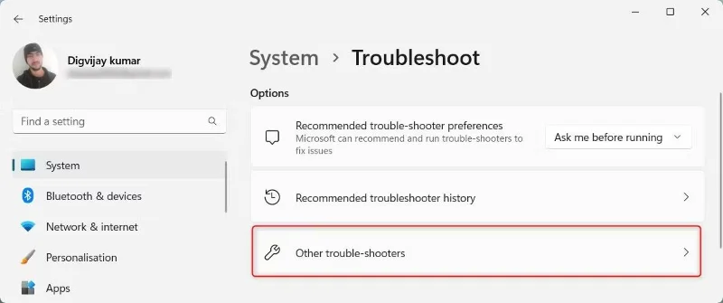 Esegui lo strumento di risoluzione dei problemi della tastiera