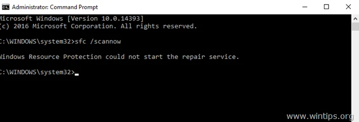 Étapes pour corriger l'erreur&nbsp;: «&nbsp;La protection des ressources Windows n'a pas pu démarrer le service de réparation&nbsp;»