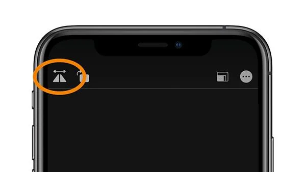 Bagaimana untuk menghidupkan simetri kamera hadapan pada iPhone