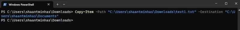 Windows PC'de PowerShell kullanarak dosyaları/klasörleri kopyalama, silme, taşıma ve yeniden adlandırma