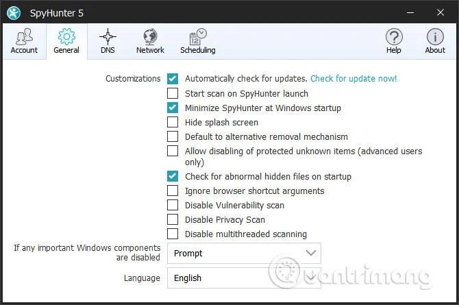 Cara menggunakan SpyHunter untuk mengalih keluar perisian pengintip dan menghalang keylogger
