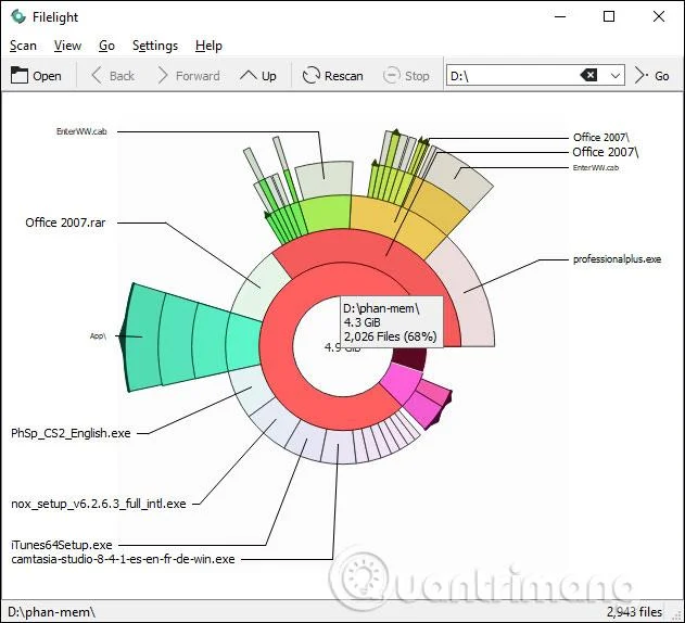 Bagaimana untuk mencari fail besar pada Windows 10