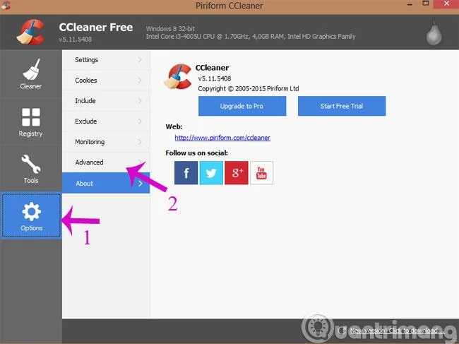 Can sıkıcı CCleaner bildirimlerinden 2 adımda kurtulun