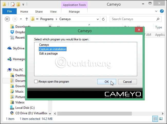 Cameyo kullanarak Windows'ta yazılımın taşınabilir sürümleri nasıl oluşturulur?