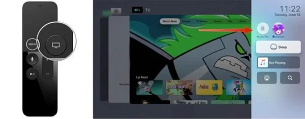 Bagaimana untuk menyediakan berbilang akaun pada Apple TV