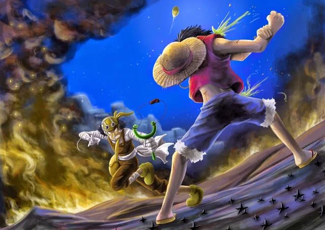 Kertas dinding Luffy untuk komputer