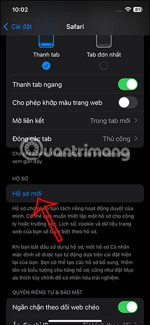 Cómo crear un perfil de usuario en Safari