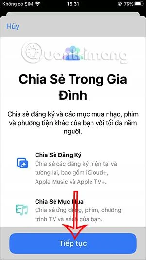 Cara berkongsi pustaka foto pada iPhone menggunakan iCloud