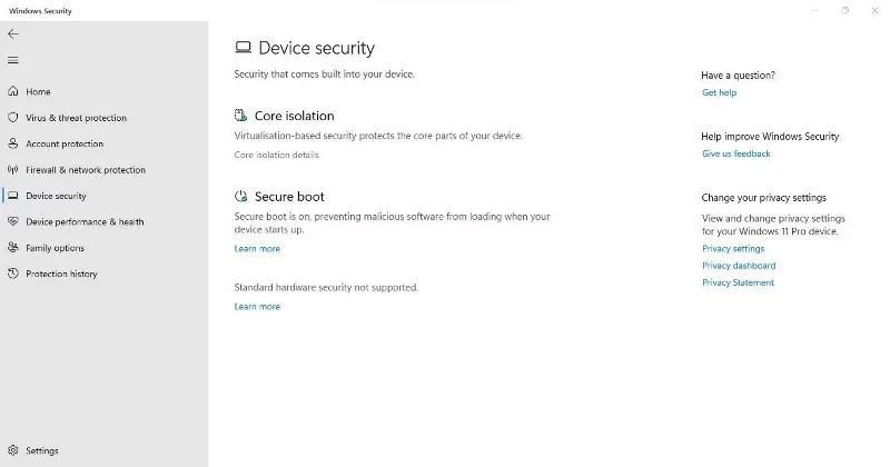 7 manieren om de functie Geheugenintegriteit te repareren, grijs weergegeven op Windows 11