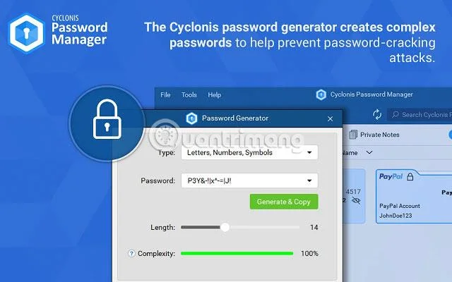 Herziening van Cyclonis Password Manager-wachtwoordbeheerder
