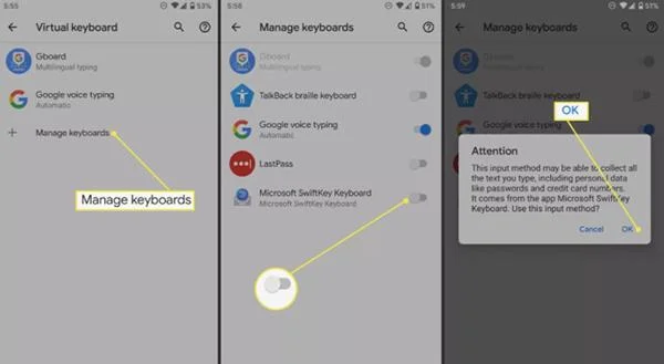 Cómo cambiar el teclado en Android