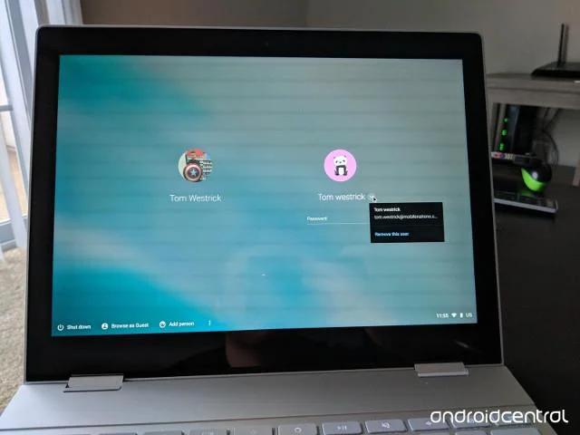 Istruzioni per la configurazione di un nuovo Chromebook