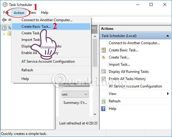 Automatikkan tugas Windows menggunakan Penjadual Tugas