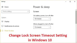 Windows 10da ekran kilidi zaman aşımı nasıl değiştirilir