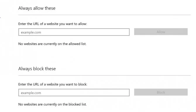 Arahan untuk menyediakan dan menggunakan Kawalan Ibu Bapa pada Windows 10